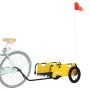Fahrradanhänger aus Eisen und gelbem Oxford-Stoff von vidaXL, Fahrradanhänger - Ref: Foro24-94162, Preis: 77,54 €, Rabatt: %