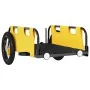 Remolque para bicicletas hierro y tela Oxford amarillo de vidaXL, Remolques para bicicletas - Ref: Foro24-94162, Precio: 76,0...