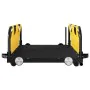 Fahrradanhänger aus Eisen und gelbem Oxford-Stoff von vidaXL, Fahrradanhänger - Ref: Foro24-94162, Preis: 77,54 €, Rabatt: %