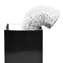 Wand-Dunstabzugshaube 60 cm Edelstahl 756 m³/h schwarz von vidaXL, Extraktoren - Ref: Foro24-50707, Preis: 155,27 €, Rabatt: %