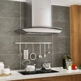 Campana extractora de pared 90 cm acero inoxidable 756 m³/h LED de vidaXL, Extractores - Ref: Foro24-50666, Precio: 218,60 €,...