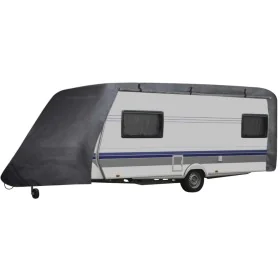 Graue Wohnwagenabdeckung M von vidaXL, Autoaufbewahrungsabdeckungen - Ref: Foro24-210094, Preis: 111,31 €, Rabatt: %