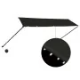 Retractable awning with LED anthracite gray 350x150 cm by vidaXL, Awnings - Ref: Foro24-145919, Price: 63,56 €, Discount: %