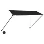 Retractable awning with LED anthracite gray 350x150 cm by vidaXL, Awnings - Ref: Foro24-145919, Price: 63,56 €, Discount: %