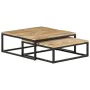 Stapelbare Couchtische, 2 Stück Massivholz aus Mangoholz von vidaXL, Couchtisch - Ref: Foro24-320389, Preis: 167,89 €, Rabatt: %