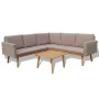 4-piece garden furniture set with grey PE rattan cushions by vidaXL, Garden sets - Ref: Foro24-43133, Price: 469,30 €, Discou...
