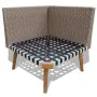 4-piece garden furniture set with grey PE rattan cushions by vidaXL, Garden sets - Ref: Foro24-43133, Price: 469,30 €, Discou...