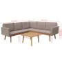 Set de muebles de jardín 4 piezas y cojines ratán PE gris de vidaXL, Conjuntos de jardín - Ref: Foro24-43133, Precio: 468,21 ...