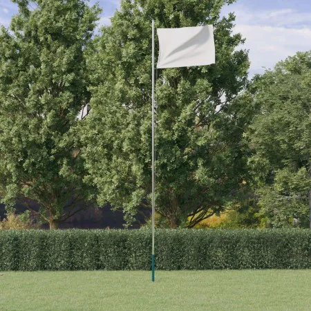 Modularer Fahnenmast aus silbernem Aluminium 6,23 m von vidaXL, Fahnen und Windsäcke - Ref: Foro24-153562, Preis: 68,51 €, Ra...
