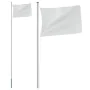 Modularer Fahnenmast aus silbernem Aluminium 6,23 m von vidaXL, Fahnen und Windsäcke - Ref: Foro24-153562, Preis: 68,51 €, Ra...