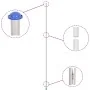 Modular flagpole silver aluminum 6.23 m by vidaXL, Flags and windsocks - Ref: Foro24-153562, Price: 68,51 €, Discount: %
