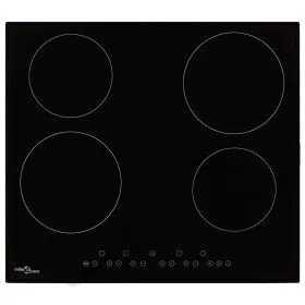 Glaskeramik-Kochfeld 4 Brenner Touch-Control 6000 W von vidaXL, Küchenteller - Ref: Foro24-50784, Preis: 247,87 €, Rabatt: %