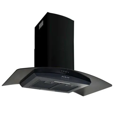 Wall-mounted extractor hood 90 cm stainless steel 756 m³/h black by vidaXL, Extractors - Ref: Foro24-50706, Price: 208,02 €, ...