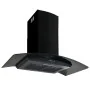 Wall-mounted extractor hood 90 cm stainless steel 756 m³/h black by vidaXL, Extractors - Ref: Foro24-50706, Price: 208,02 €, ...
