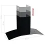 Wall-mounted extractor hood 90 cm stainless steel 756 m³/h black by vidaXL, Extractors - Ref: Foro24-50706, Price: 208,02 €, ...
