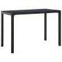 3-teiliges Garten-Essset aus Stahl und WPC in Schwarz von vidaXL, Gartensets - Ref: Foro24-317139, Preis: 211,58 €, Rabatt: %