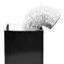 Wand-Dunstabzugshaube 90 cm Edelstahl 756 m³/h schwarz von vidaXL, Extraktoren - Ref: Foro24-50706, Preis: 199,48 €, Rabatt: %