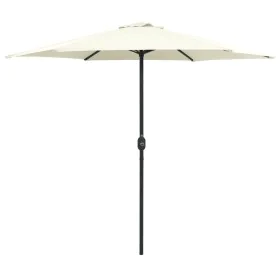 Gartenschirm und sandweißer Aluminiummast 270x246 cm von vidaXL, Sonnenschirme - Ref: Foro24-47345, Preis: 57,26 €, Rabatt: %