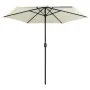 Gartenschirm und sandweißer Aluminiummast 270x246 cm von vidaXL, Sonnenschirme - Ref: Foro24-47345, Preis: 58,48 €, Rabatt: %