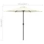 Gartenschirm und sandweißer Aluminiummast 270x246 cm von vidaXL, Sonnenschirme - Ref: Foro24-47345, Preis: 58,48 €, Rabatt: %