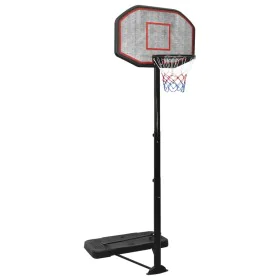 Black polyethylene basketball basket 258-363 cm by vidaXL, basketball baskets - Ref: Foro24-93649, Price: 151,40 €, Discount: %