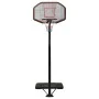 Black polyethylene basketball basket 258-363 cm by vidaXL, basketball baskets - Ref: Foro24-93649, Price: 151,40 €, Discount: %