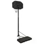 Black polyethylene basketball basket 258-363 cm by vidaXL, basketball baskets - Ref: Foro24-93649, Price: 151,40 €, Discount: %
