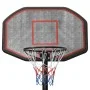 Black polyethylene basketball basket 258-363 cm by vidaXL, basketball baskets - Ref: Foro24-93649, Price: 151,40 €, Discount: %