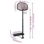 Black polyethylene basketball basket 258-363 cm by vidaXL, basketball baskets - Ref: Foro24-93649, Price: 151,40 €, Discount: %