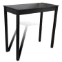 Hoher schwarzer MDF-Tisch 115x55x107 cm von vidaXL, Küchen- und Esstische - Ref: Foro24-240378, Preis: 134,13 €, Rabatt: %