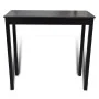 Black high table made of MDF 115x55x107 cm by vidaXL, Kitchen and dining tables - Ref: Foro24-240378, Price: 122,46 €, Discou...