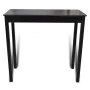Hoher schwarzer MDF-Tisch 115x55x107 cm von vidaXL, Küchen- und Esstische - Ref: Foro24-240378, Preis: 134,13 €, Rabatt: %
