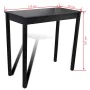 Hoher schwarzer MDF-Tisch 115x55x107 cm von vidaXL, Küchen- und Esstische - Ref: Foro24-240378, Preis: 134,13 €, Rabatt: %