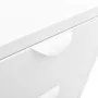 Sideboard aus Stahl und weißem Hartglas, 75 x 35 x 70 cm von vidaXL, Sideboards - Ref: Foro24-336074, Preis: 146,30 €, Rabatt: %