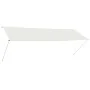 Retractable awning 350x150 cm cream by vidaXL, Awnings - Ref: Foro24-143768, Price: 58,85 €, Discount: %