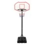 Canasta de baloncesto polietileno blanco 237-307 cm de vidaXL, Canastas de baloncesto - Ref: Foro24-93652, Precio: 148,60 €, ...