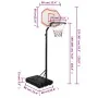 Canasta de baloncesto polietileno blanco 237-307 cm de vidaXL, Canastas de baloncesto - Ref: Foro24-93652, Precio: 148,60 €, ...