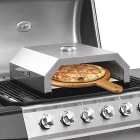Pizza oven with ceramic stone for charcoal gas barbecue by vidaXL, Pizza making devices - Ref: Foro24-47395, Price: 81,70 €, ...