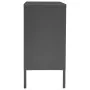 Sideboard aus Stahl und anthrazitfarbenem Hartglas 75x35x70 cm von vidaXL, Sideboards - Ref: Foro24-336075, Preis: 166,01 €, ...