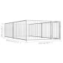 Außen-Hundezwinger 200x400x100 cm von vidaXL, Hundehütten und Zäune - Ref: Foro24-144490, Preis: 440,31 €, Rabatt: %