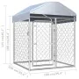 Outdoor-Zwinger mit Dach 100x100x125 cm von vidaXL, Hundehütten und Zäune - Ref: Foro24-144491, Preis: 181,60 €, Rabatt: %