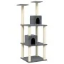 Cat scratching post with dark gray sisal posts 141 cm by vidaXL, Cat furniture - Ref: Foro24-171526, Price: 52,94 €, Discount: %