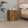 Wand-Nachttische, 2 Stück, Farbe Eiche geräuchert, 50 x 30 x 47 cm von vidaXL, Nachttische - Ref: Foro24-816875, Preis: 43,58...