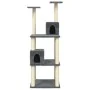 Cat scratching post with dark gray sisal posts 141 cm by vidaXL, Cat furniture - Ref: Foro24-171526, Price: 52,94 €, Discount: %