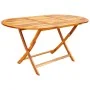 Folding garden dining table 9 pieces made of solid acacia wood by vidaXL, Garden sets - Ref: Foro24-43378, Price: 462,95 €, D...