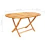 Folding garden dining table 9 pieces made of solid acacia wood by vidaXL, Garden sets - Ref: Foro24-43378, Price: 462,95 €, D...