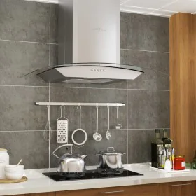 Wand-Dunstabzugshaube 60 cm Edelstahl 756 m³/h LED von vidaXL, Extraktoren - Ref: Foro24-50667, Preis: 165,54 €, Rabatt: %