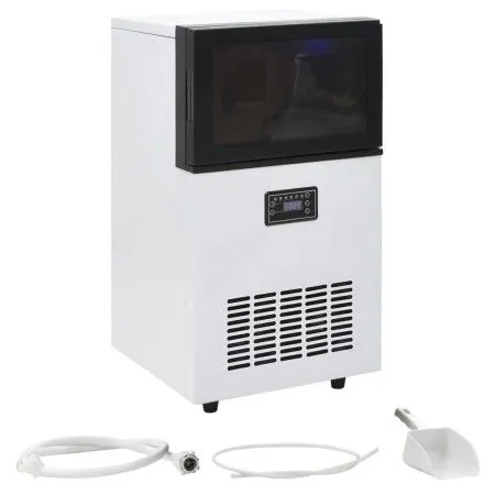 Black ice cube maker 45 kg/24 h by vidaXL, ice machines - Ref: Foro24-50759, Price: 340,16 €, Discount: %