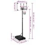 Transparent polycarbonate basketball basket 235-305 cm by vidaXL, basketball baskets - Ref: Foro24-93654, Price: 174,14 €, Di...