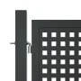 Anthracite gray steel garden gate 400x250 cm by vidaXL, garden gates - Ref: Foro24-154576, Price: 1,00 €, Discount: %